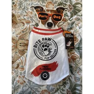 Party Dog Hard Seltzer Size XS/ S Bite Paw Pup Halloween Costume Dog or Cat